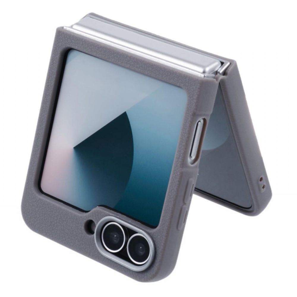 Hoesje Voor Samsung Galaxy Z Flip 7 Fe Leertextuur