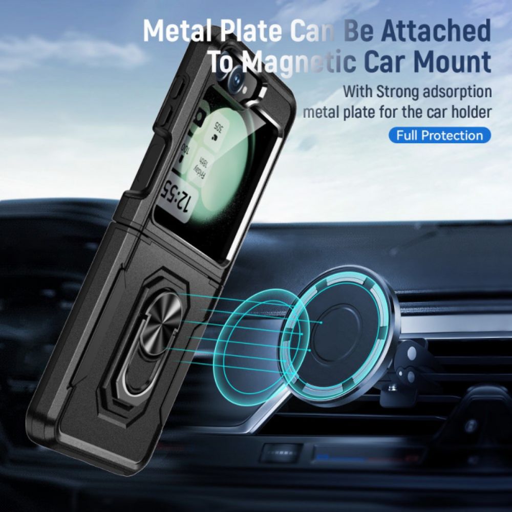 Hoesje Voor Samsung Galaxy Z Flip 7 Fe Robuust Met Ringstandaard