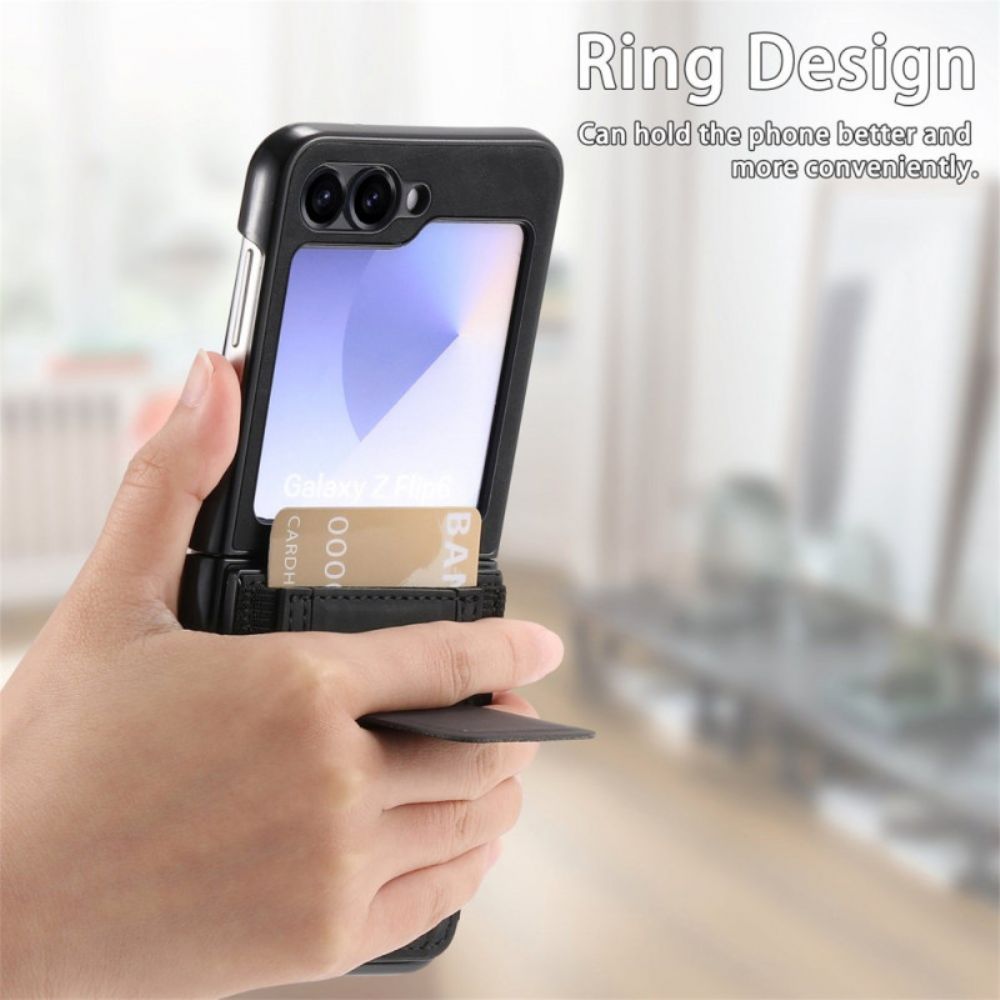 Hoesje Voor Samsung Galaxy Z Flip 7 Fe Standaard En Kaarthouder