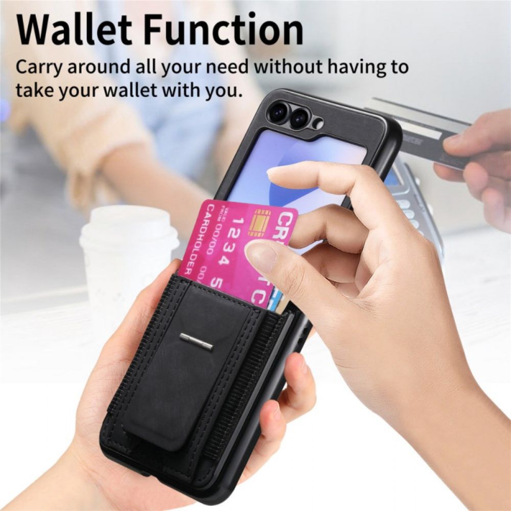 Hoesje Voor Samsung Galaxy Z Flip 7 Fe Standaard En Kaarthouder