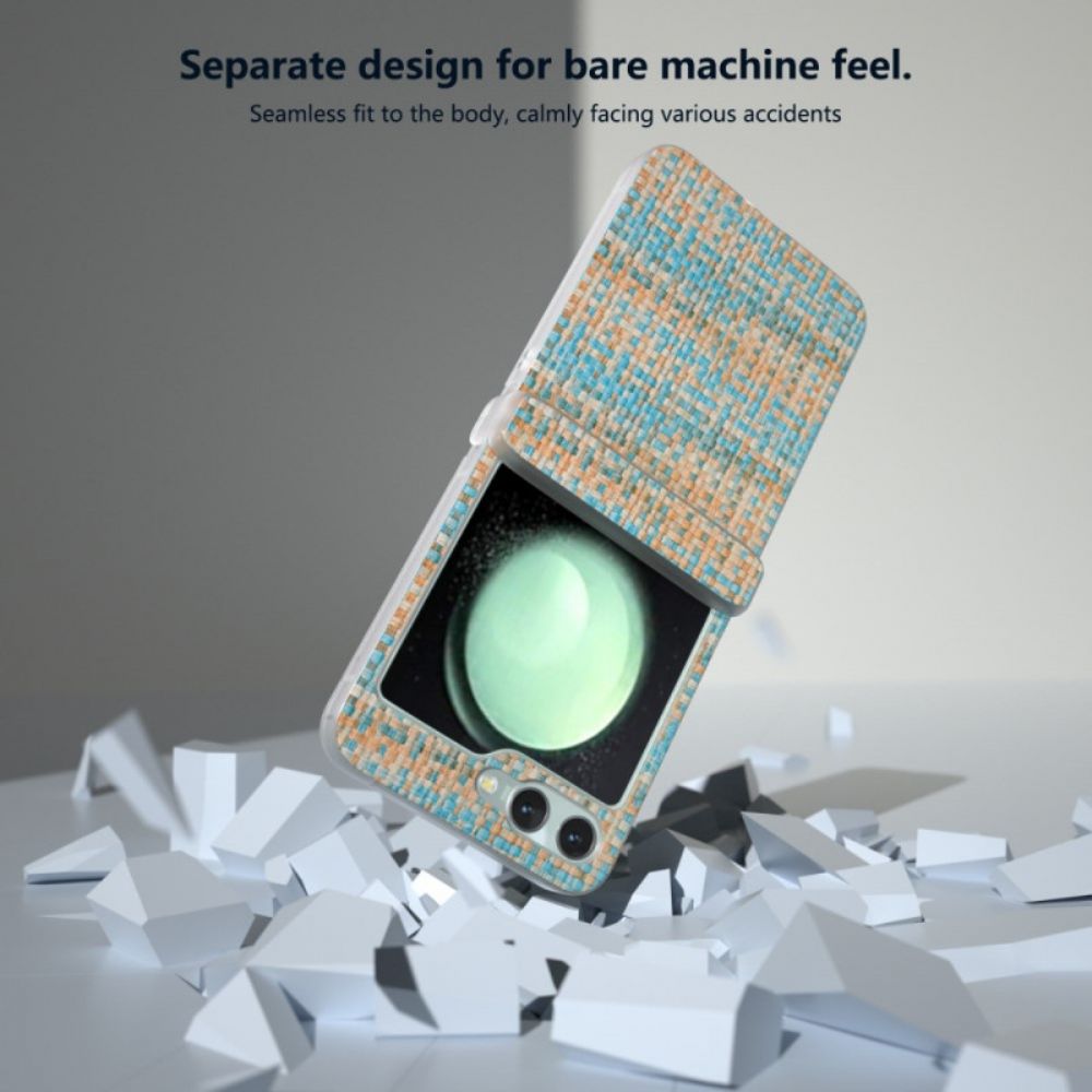 Hoesje Voor Samsung Galaxy Z Flip 7 Fe Stoffen Effect