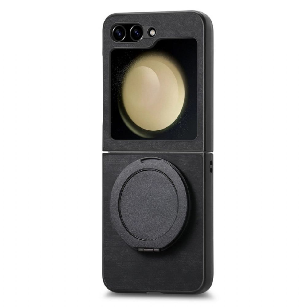 Hoesje Voor Samsung Galaxy Z Flip 7 Fe Suède-effect Met Draaibare Standaard