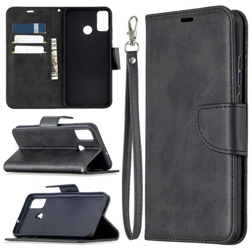 Flip Case voor Honor 9X Lite Folio-hoesje Gladde Schuine Klep
