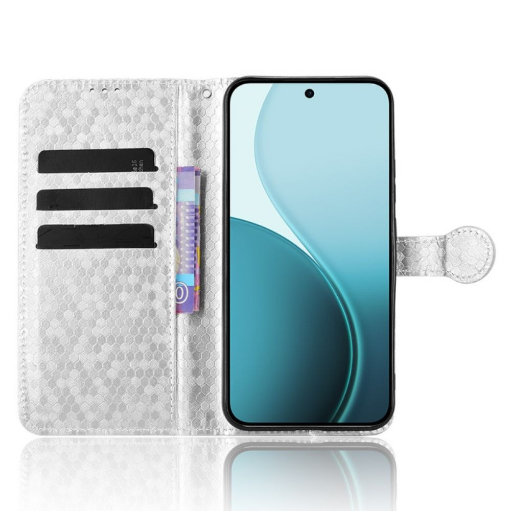 Flip Case Leren Oppo Reno 14f 5g Glanzend