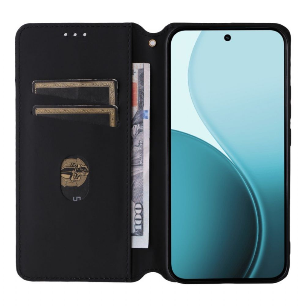 Folio-hoesje Oppo Reno 14f 5g Telefoonhoesje Diamantpatroon