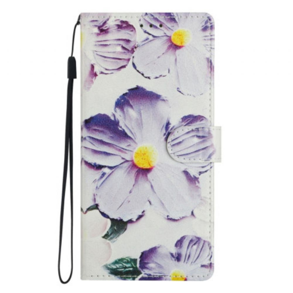 Folio-hoesje Oppo Reno 14f 5g Telefoonhoesje Vintage Bloemen