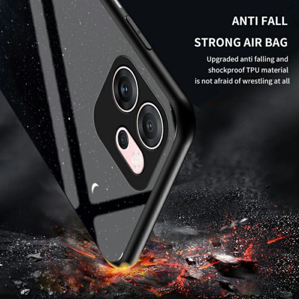 Hoesje Oppo Reno 14f 5g Hemel Gehard Glas