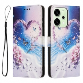 Leren Hoesje Oppo Reno 14f 5g Hart Bescherming Hoesje