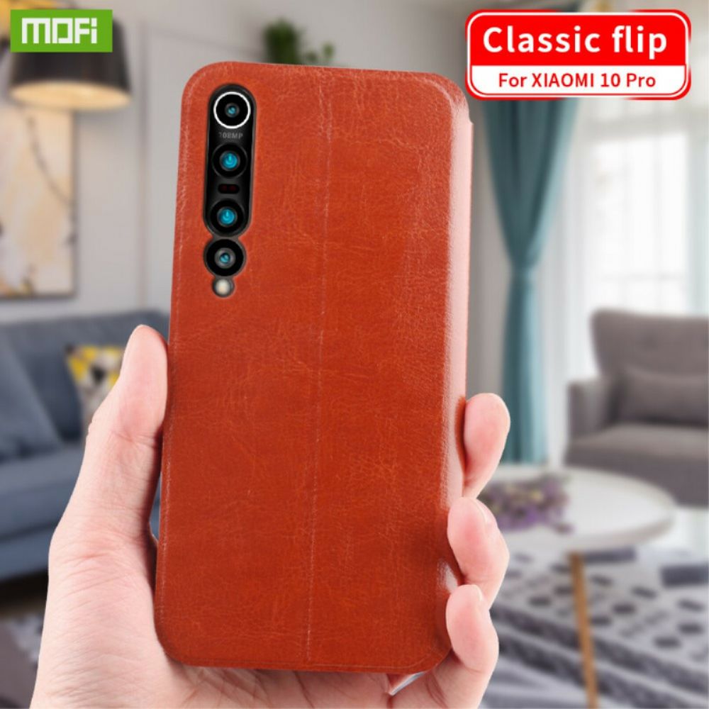 Bescherming Hoesje voor Xiaomi Mi 10 / 10 Pro Folio-hoesje Mofi