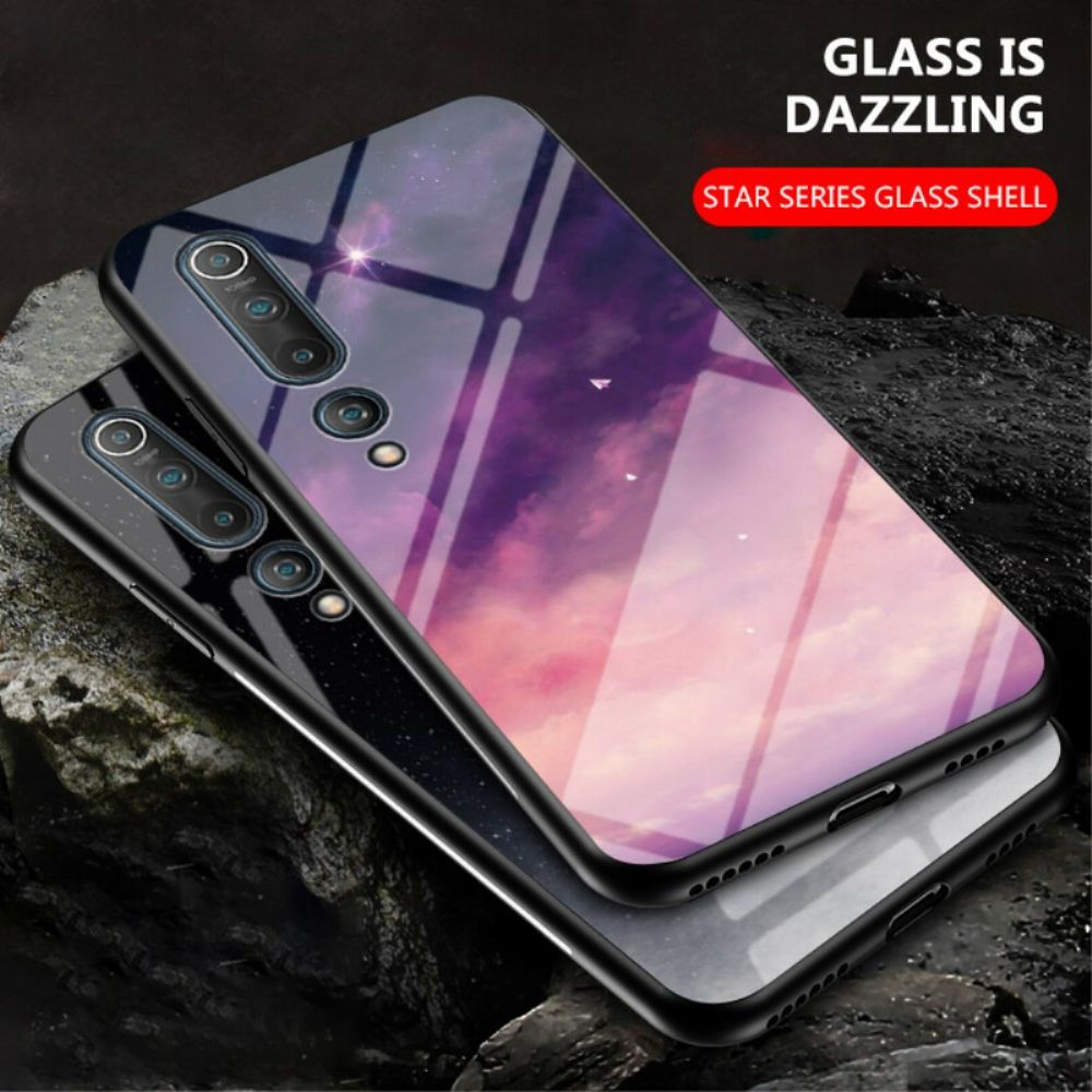 Telefoonhoesje voor Xiaomi Mi 10 / 10 Pro Schoonheid Gehard Glas