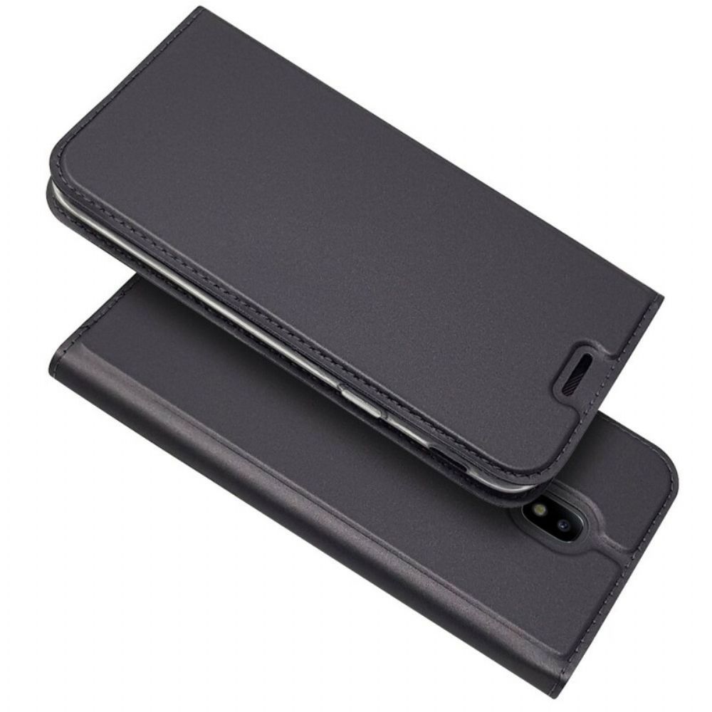 Bescherming Hoesje voor Samsung Galaxy J3 2017 Folio-hoesje Premium Leereffect