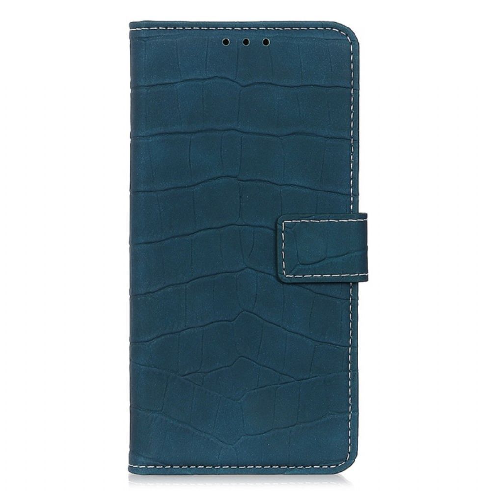 Leren Hoesje Samsung Galaxy S24 5g Krokodillenleereffect Bescherming Hoesje