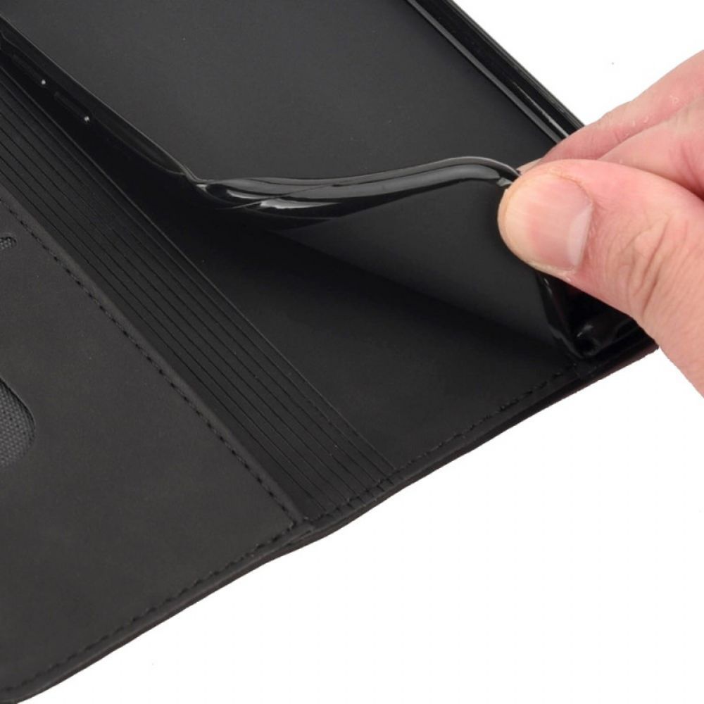 Bescherming Hoesje voor Moto G51 5G Folio-hoesje Tweekleurig Zakelijk Leereffect