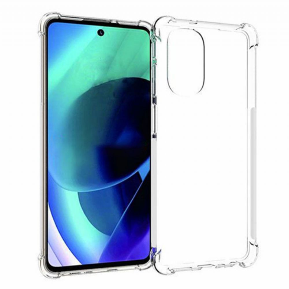 Hoesje voor Moto G51 5G Transparante Versterkte Hoeken
