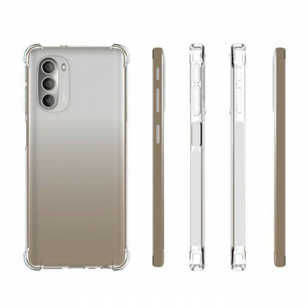 Hoesje voor Moto G51 5G Transparante Versterkte Hoeken