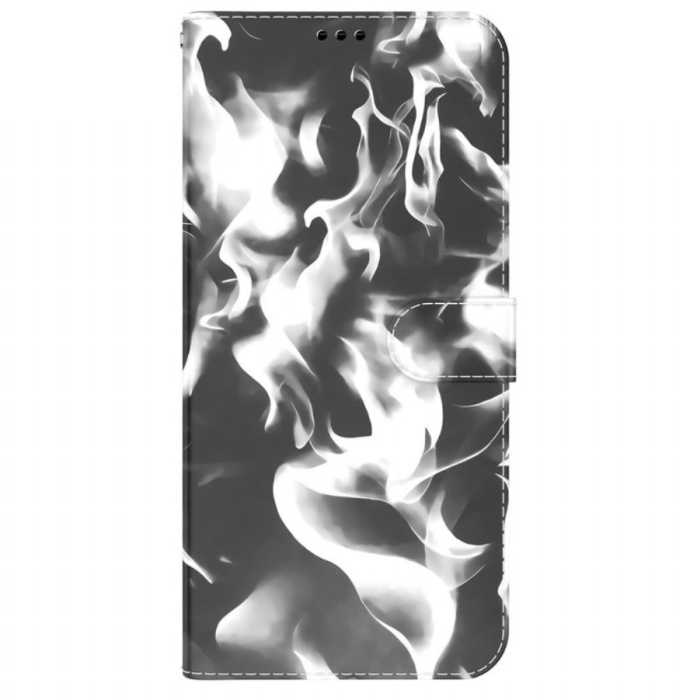 Leren Hoesje voor Moto G51 5G Abstract Patroon