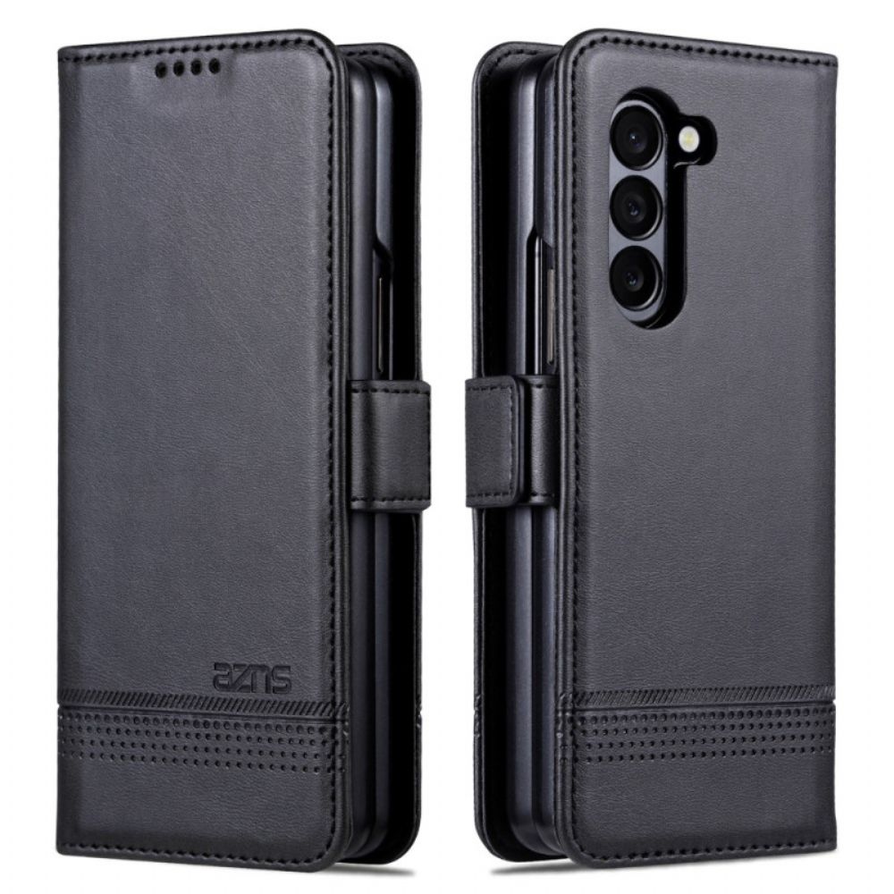 Leren Hoesje Samsung Galaxy Z Fold 6 Azns Bescherming Hoesje