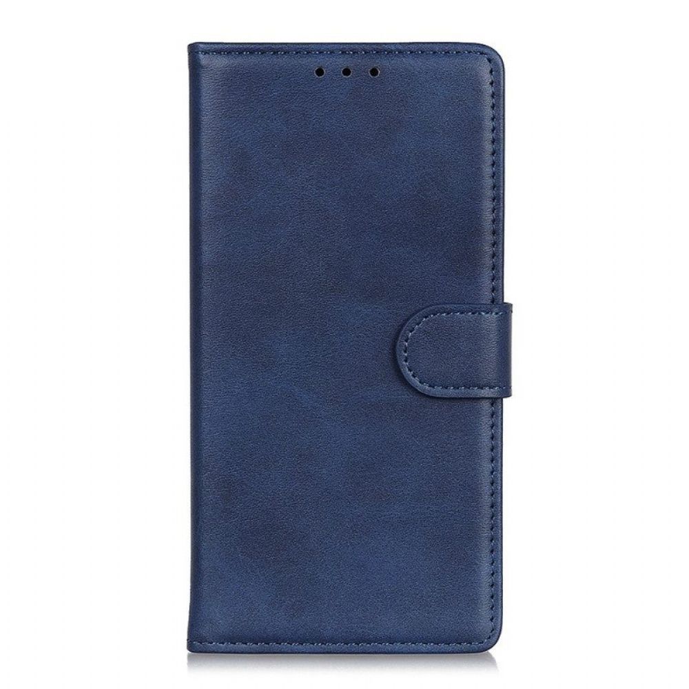 Leren Hoesje voor Xiaomi Redmi Note 12 Pro Mat Kunstleer