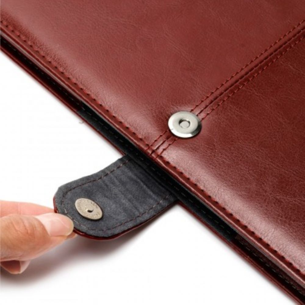 Leren Hoesje voor MacBook Air 13" (2020) / (2018) Kunstleer