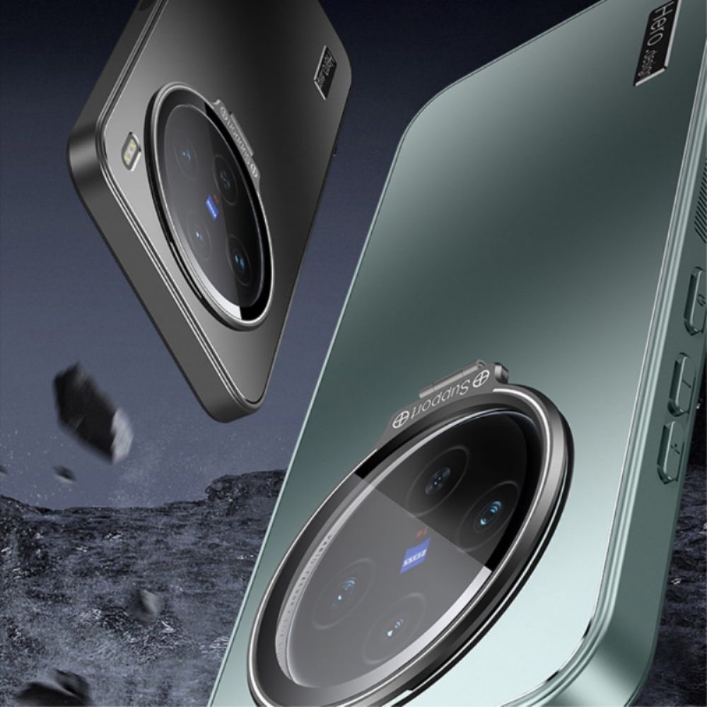 Case Hoesje Vivo X100 Pro Telefoonhoesje Ingebouwde Anti-valstandaard