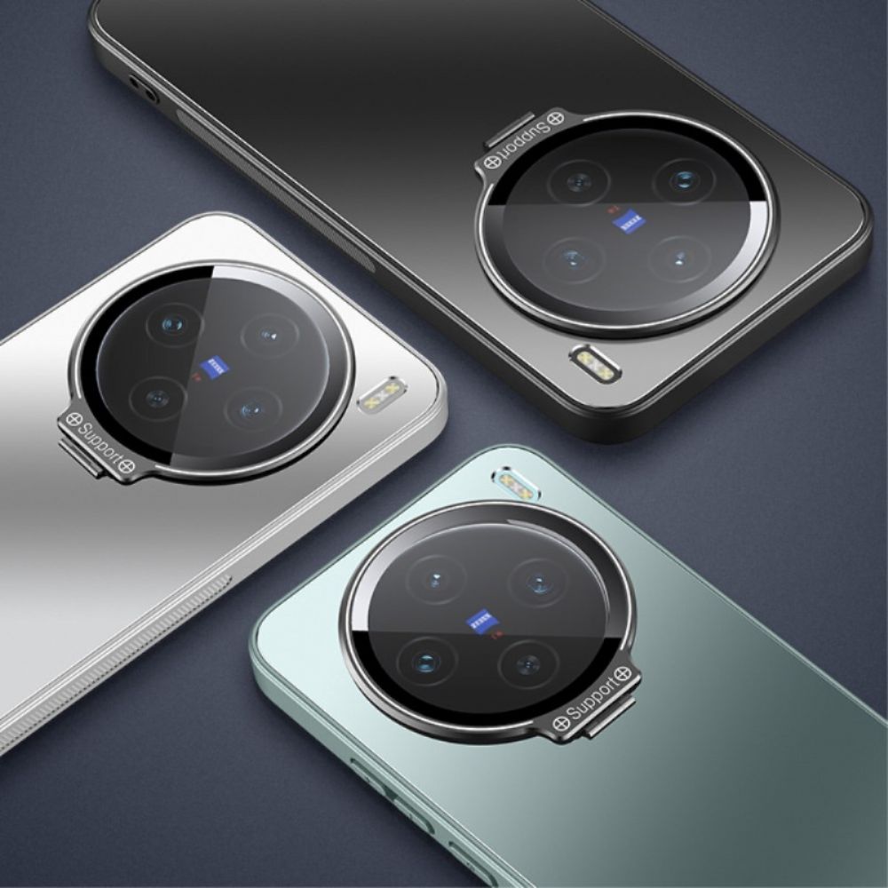 Case Hoesje Vivo X100 Pro Telefoonhoesje Ingebouwde Anti-valstandaard