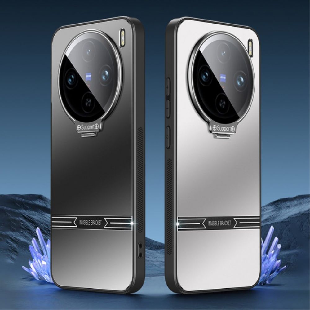 Hoesje Vivo X100 Pro Camerabescherming En Geïntegreerde Standaard