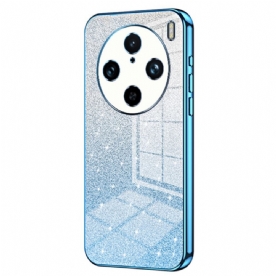 Hoesje Vivo X100 Pro Gradient Glitter Bescherming Hoesje