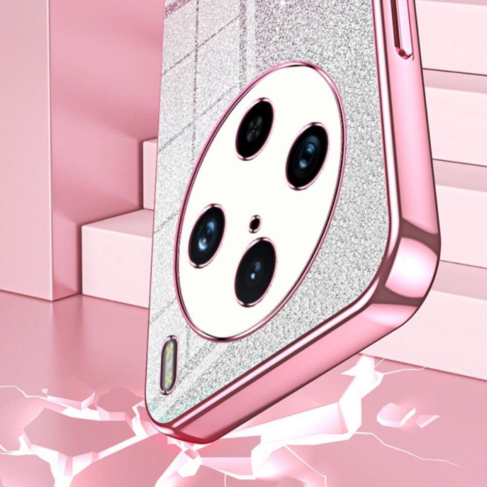 Hoesje Vivo X100 Pro Gradient Glitter Bescherming Hoesje