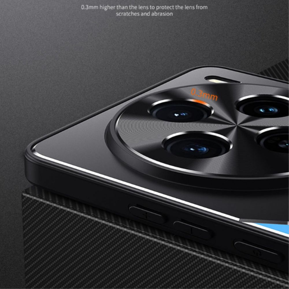 Hoesje Voor Vivo X100 Pro Metaaleffect