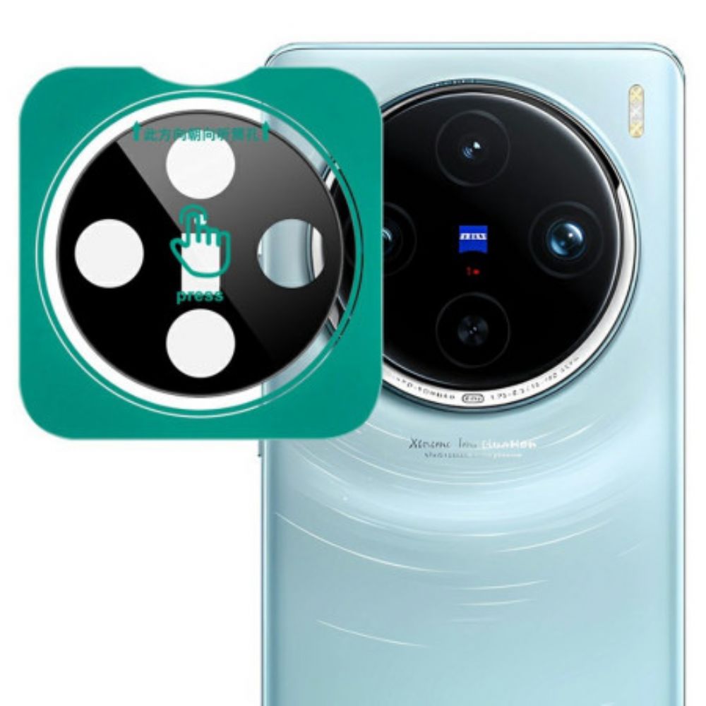 Lensbeschermer Van Gehard Glas Voor Vivo X100 Pro Met Zelfpositionerend Frame (zwarte Versie)