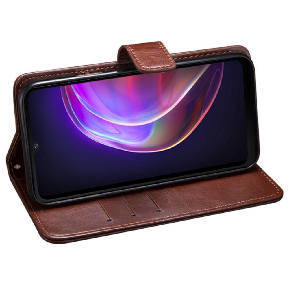 Leren Hoesje Voor Vivo X100 Pro Idewei Kunstleer