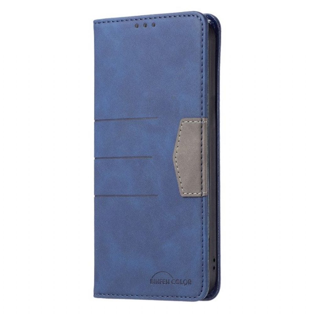 Bescherming Hoesje voor Samsung Galaxy S23 5G Folio-hoesje Binfen-kleur