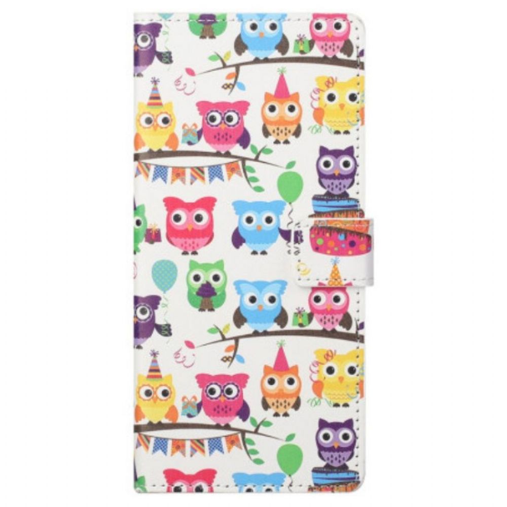 Folio-hoesje voor Samsung Galaxy S23 5G Uil Stam
