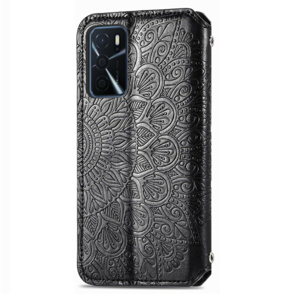 Bescherming Hoesje voor Oppo A16 / A16s Folio-hoesje Mandala's