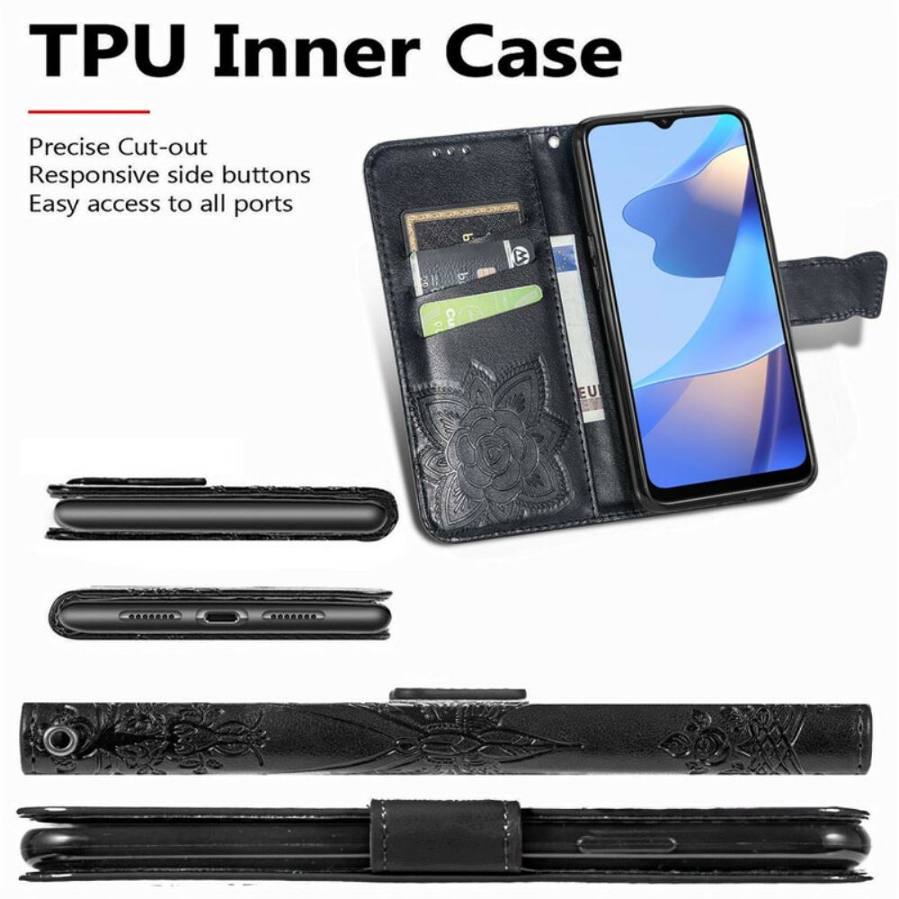 Folio-hoesje voor Oppo A16 / A16s Halve Vlinders