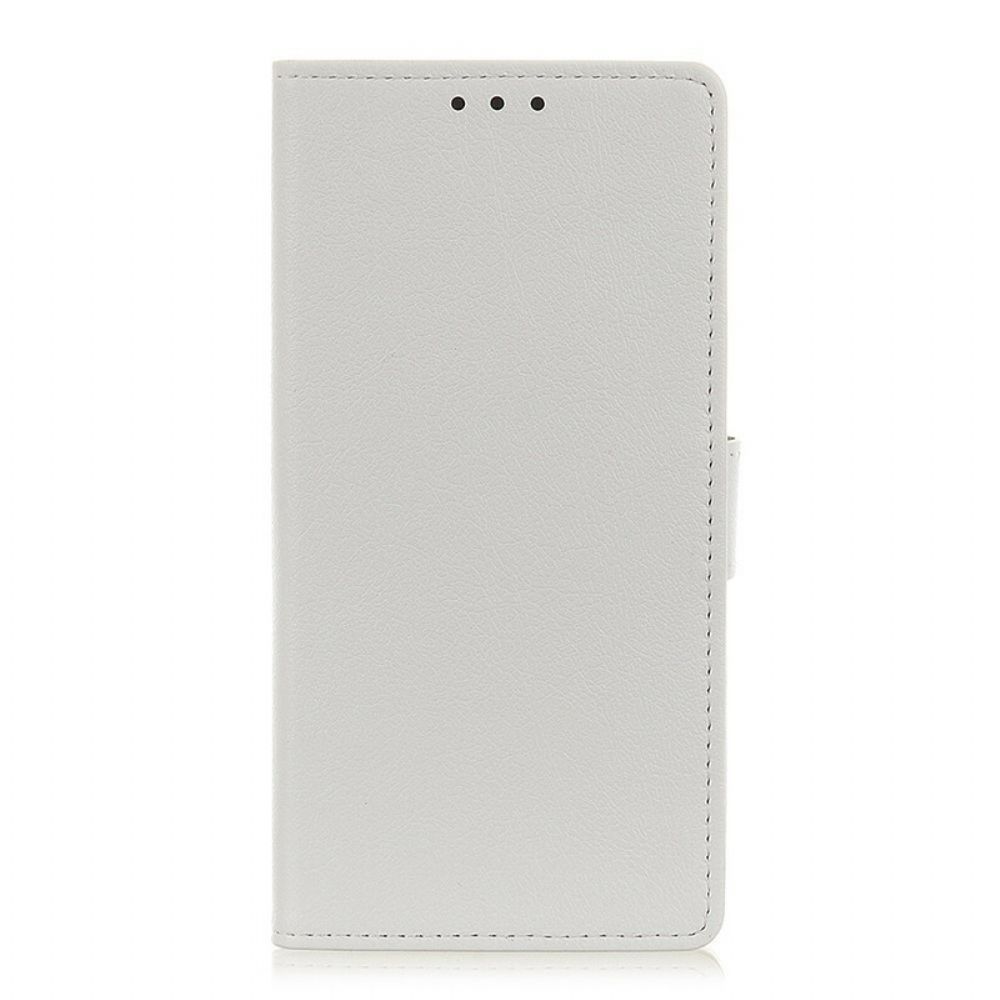 Leren Hoesje voor Oppo A16 / A16s Eenvoudig Glanzend Leereffect