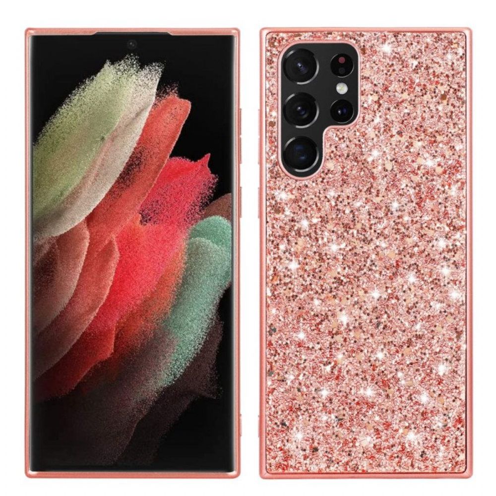 Hoesje voor Samsung Galaxy S23 Ultra 5G Pailletten