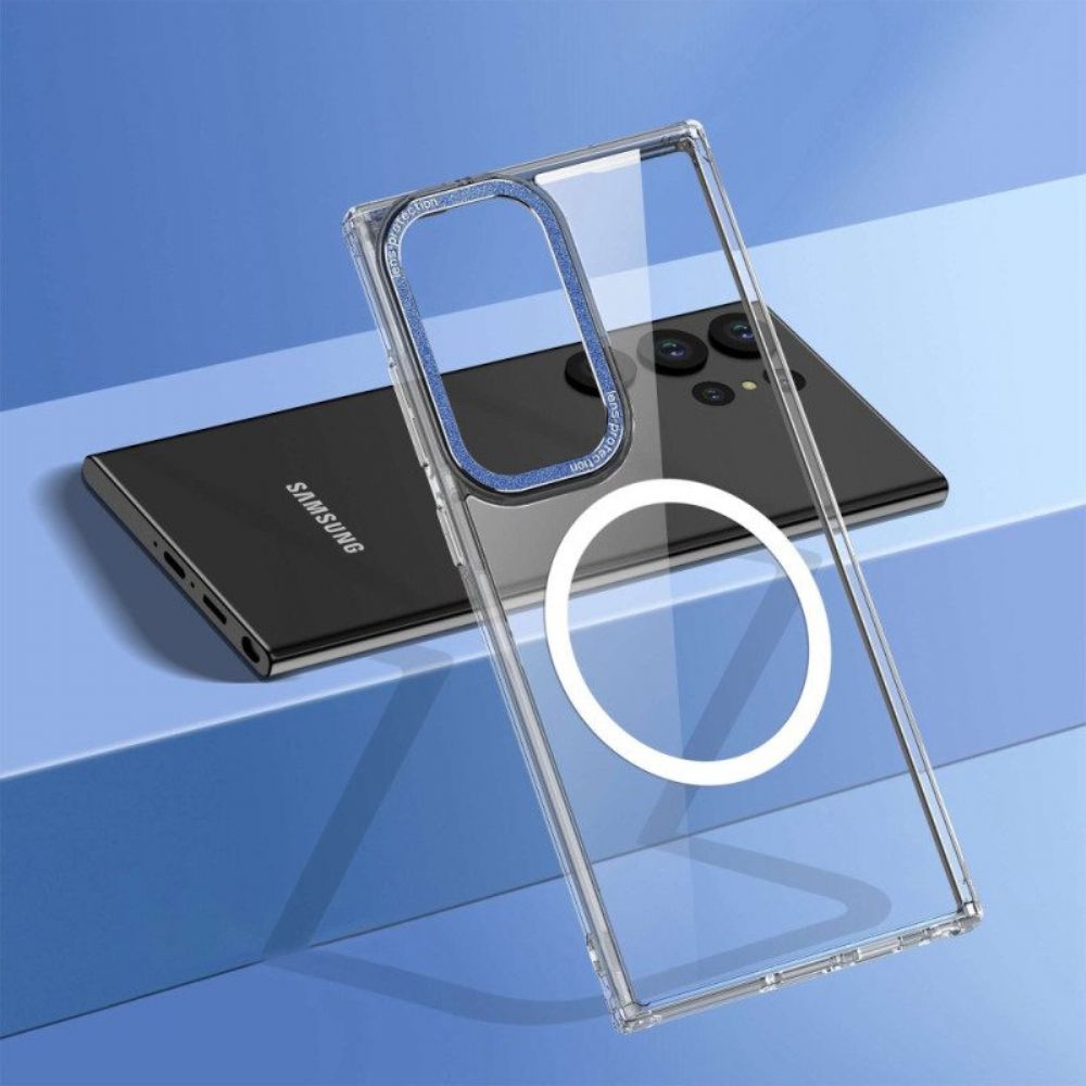Hoesje voor Samsung Galaxy S23 Ultra 5G Transparant Magsafe-compatibel