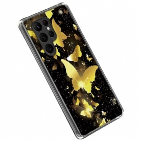 Hoesje voor Samsung Galaxy S23 Ultra 5G Vlucht Van Vlinders