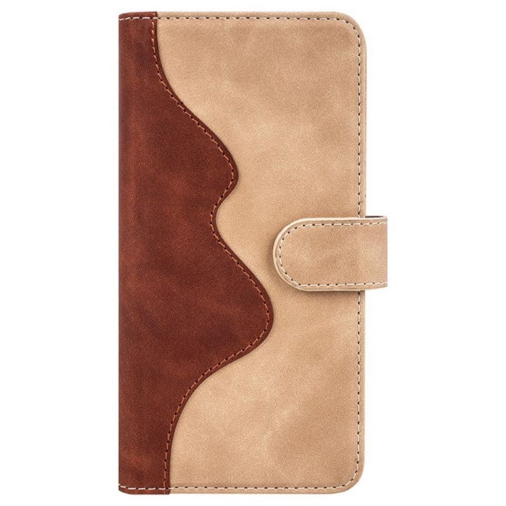 Leren Hoesje voor Samsung Galaxy S23 Ultra 5G Grafisch Patroon