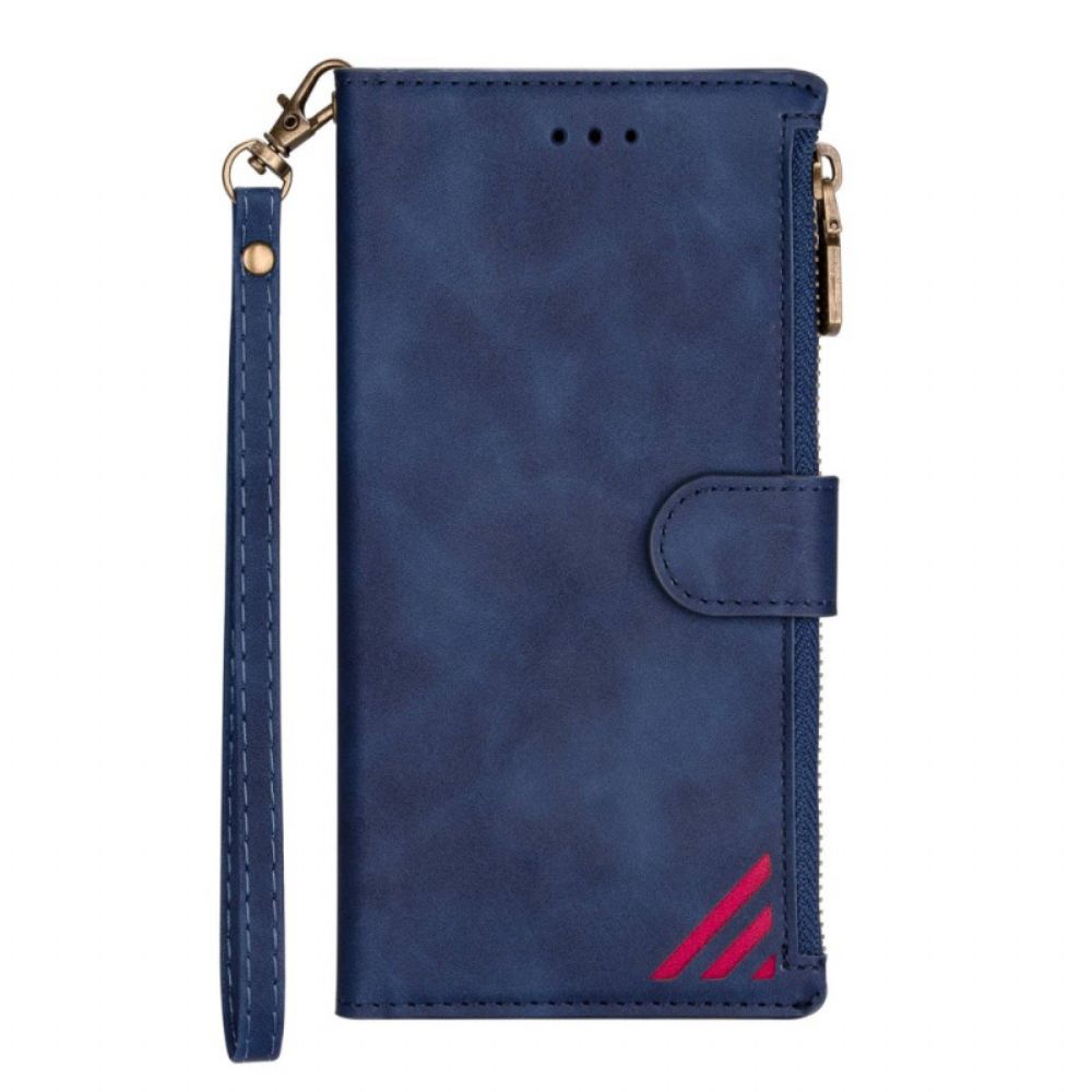 Folio-hoesje voor iPhone 14 Pro Max Met Ketting Thonglijnen
