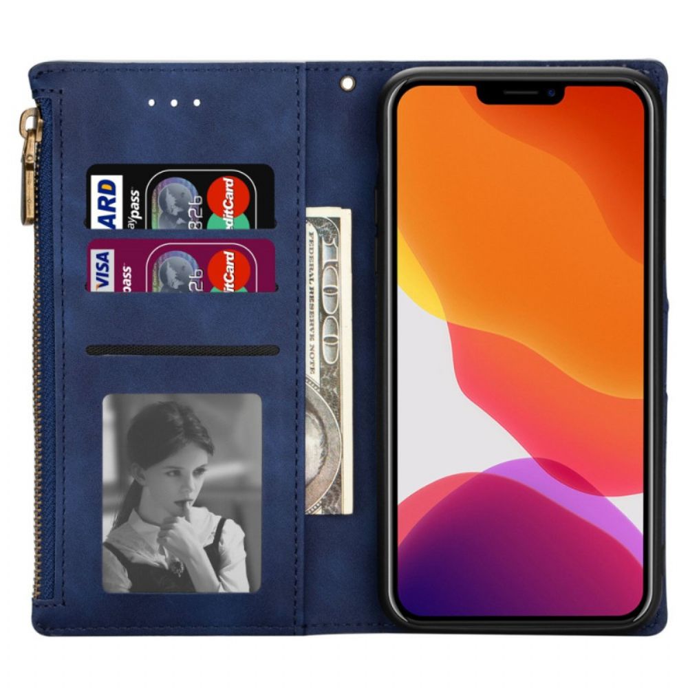 Folio-hoesje voor iPhone 14 Pro Max Met Ketting Thonglijnen