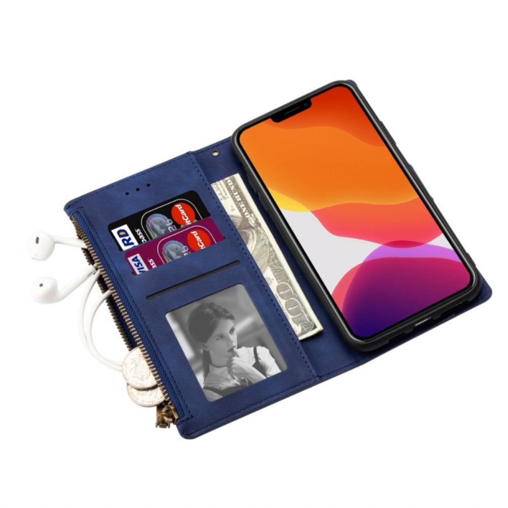 Folio-hoesje voor iPhone 14 Pro Max Met Ketting Thonglijnen
