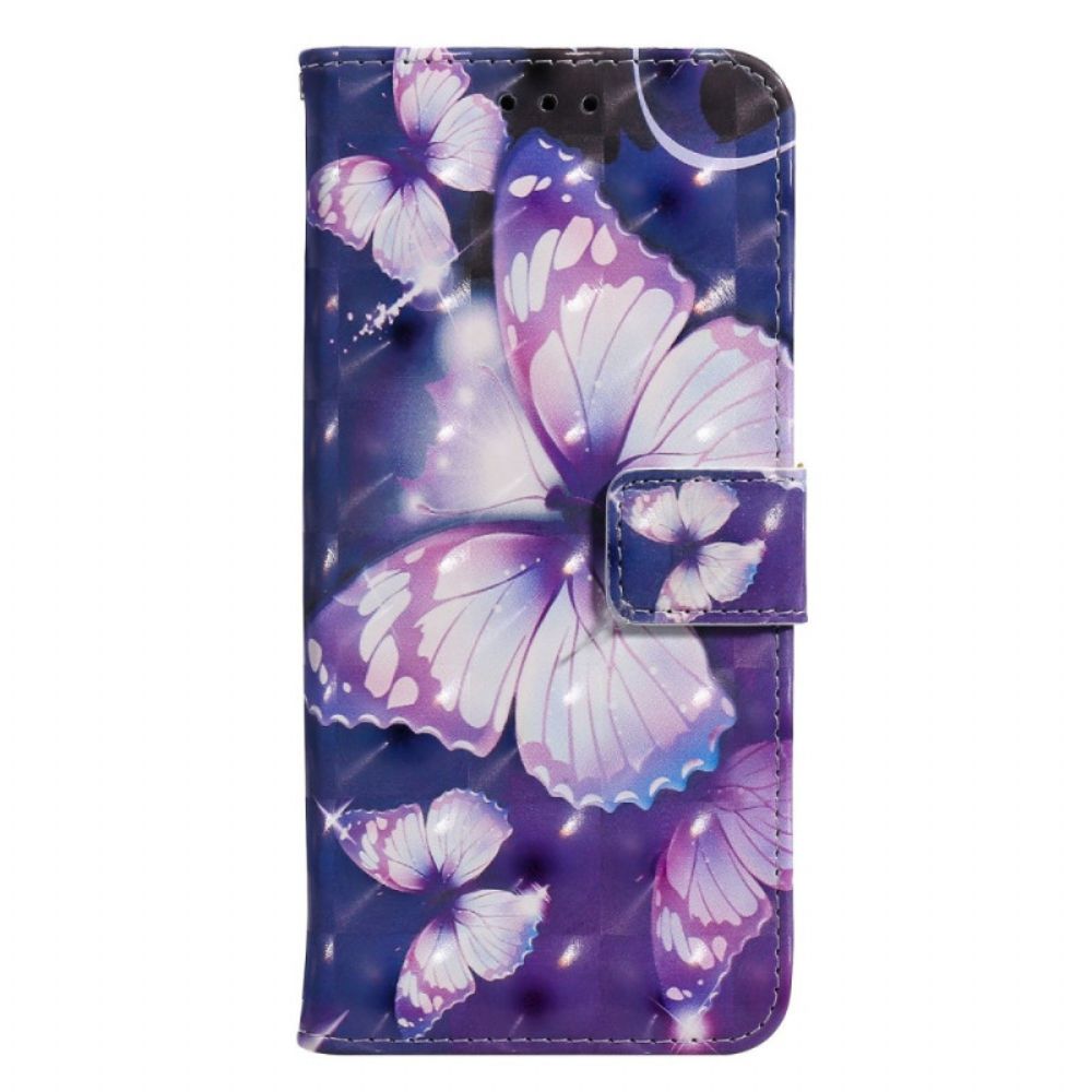 Folio-hoesje voor iPhone 14 Pro Max Vlinders Variatie