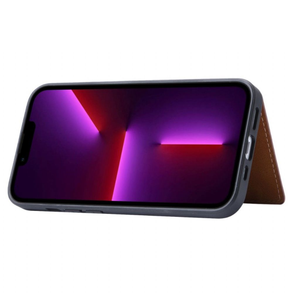 Hoesje voor iPhone 14 Pro Max Kaarthouder Riemhouder