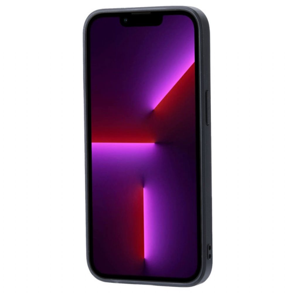 Hoesje voor iPhone 14 Pro Max Kaarthouder Riemhouder