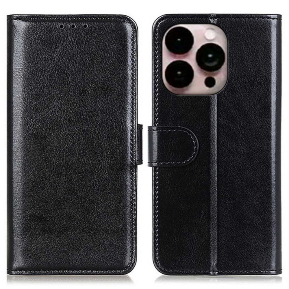 Leren Hoesje voor iPhone 14 Pro Max Imitatie Lakleer