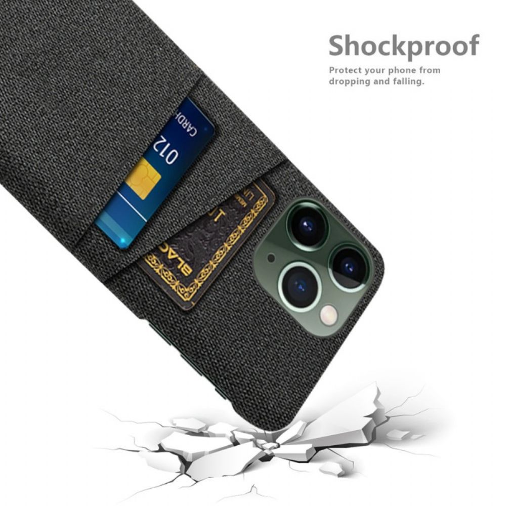 Telefoonhoesje voor iPhone 14 Pro Max Stoffen Kaarthouder