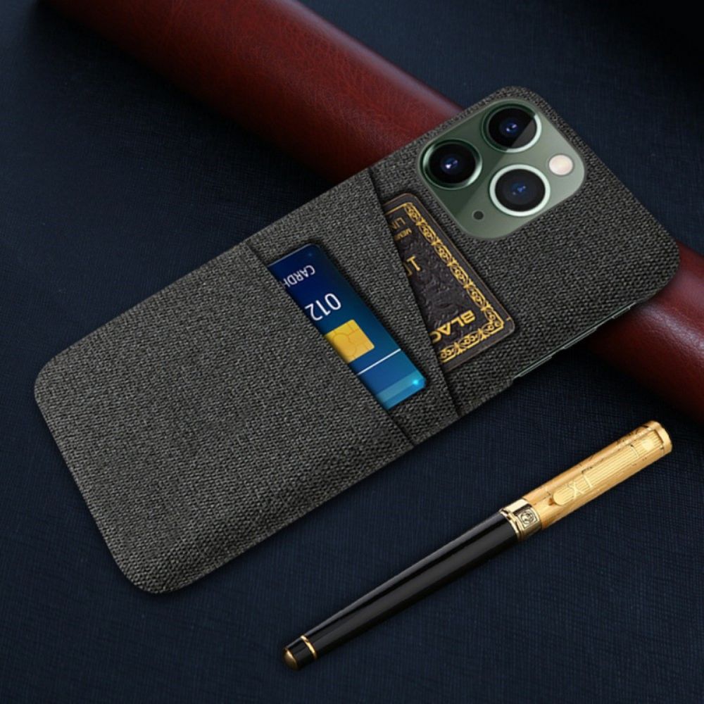 Telefoonhoesje voor iPhone 14 Pro Max Stoffen Kaarthouder