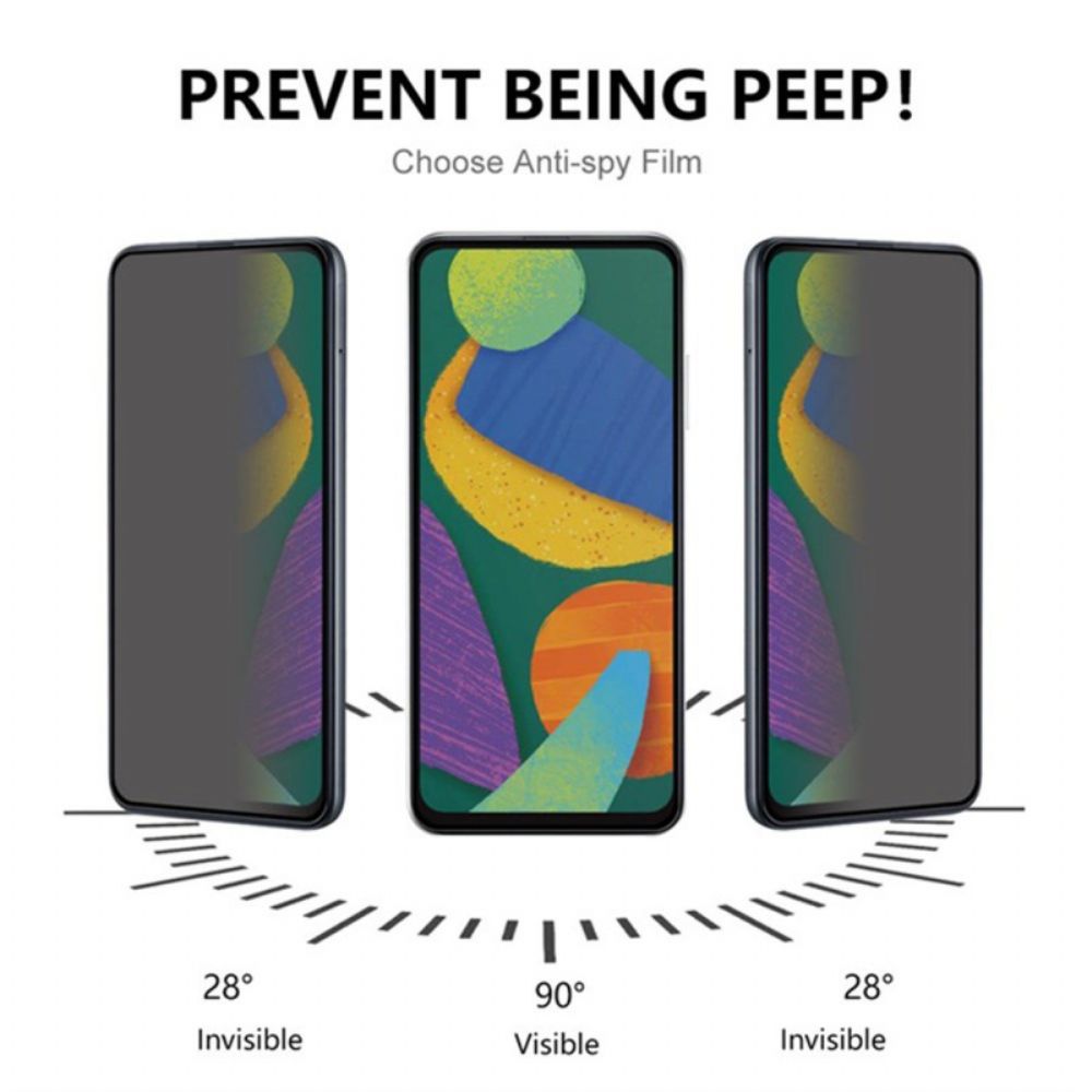 Anti-spionage Screenprotector Voor Realme 14x 5g / C55 4g